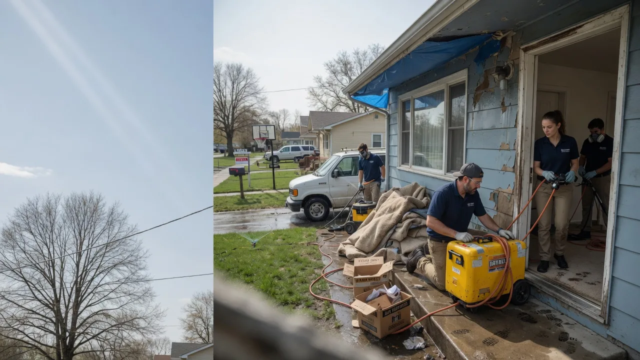 Basement Flood Cleanup in Hyndman, PA near me